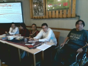 Para Pembicara di D'Resto Kafe Pasfes, Kuningan, Jakarta